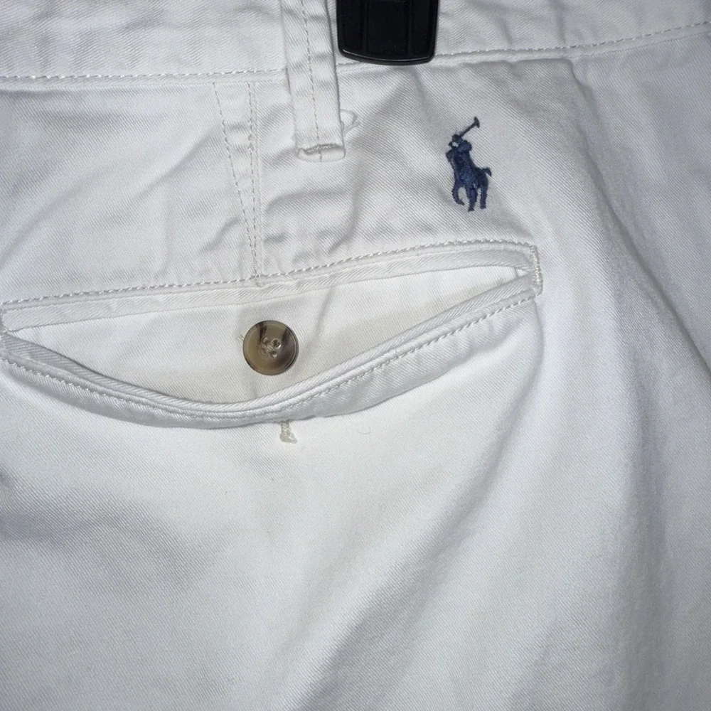Polo Ralph Lauren Chino Shorts Mens‎ 40 White Stretch Performance Relaxed Fit